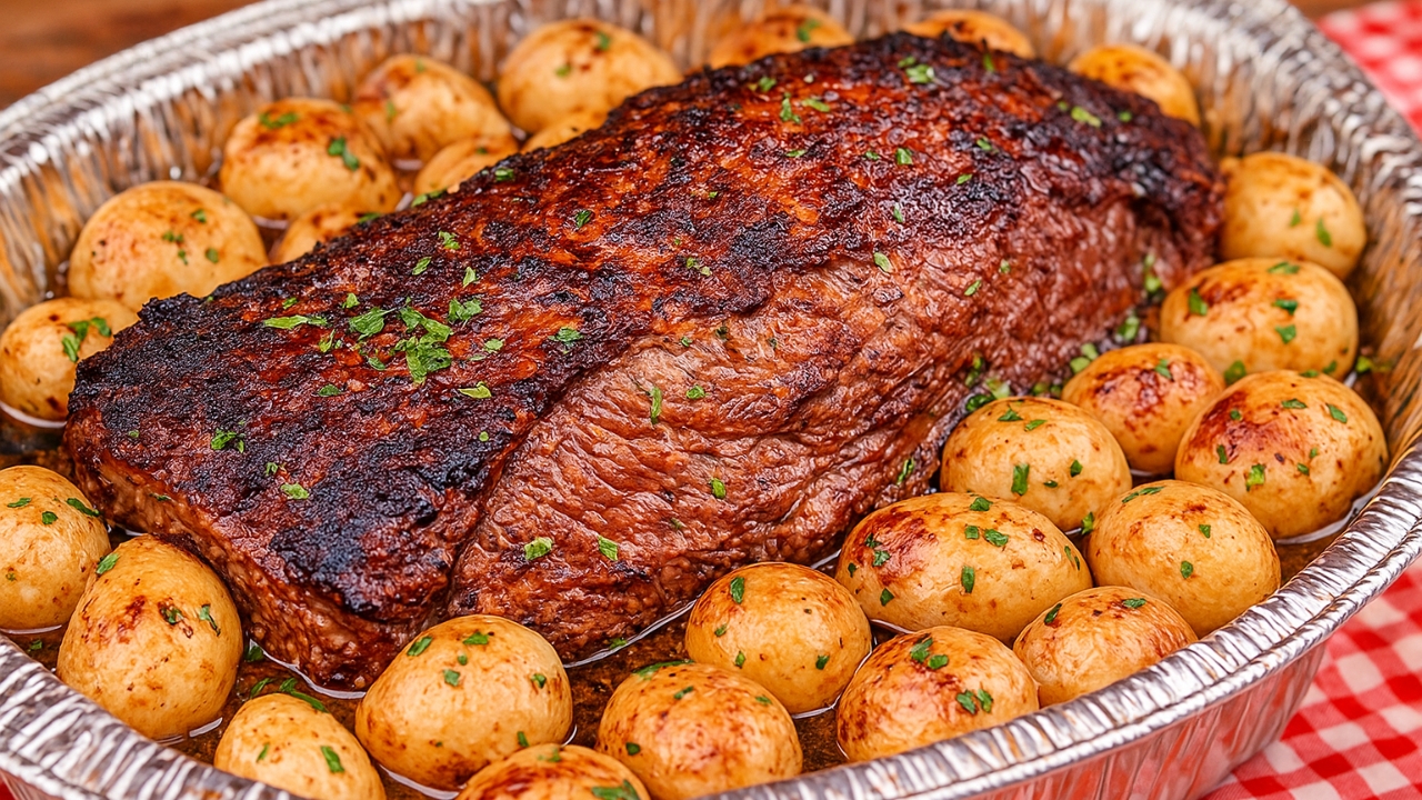 Carne Assada com Batatas